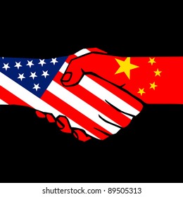 handshake of two states
