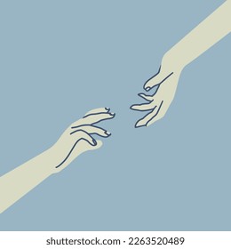 handshake two together corporate design linear sketch business hope art