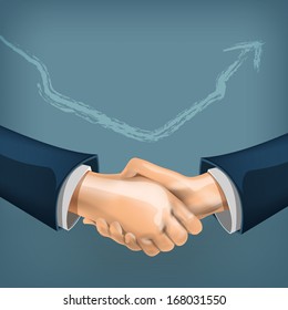 Handshake. Vector format