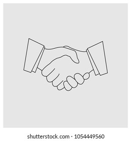 Handshake Vector Icon