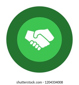 handshake vector icon