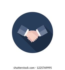 handshake vector icon