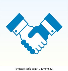 Handshake vector icon