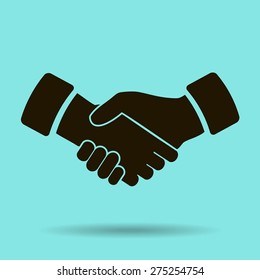 handshake vector icon