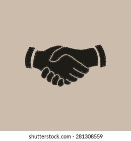 handshake - vector icon