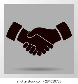 handshake vector icon