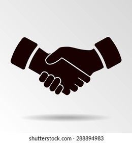 handshake vector icon