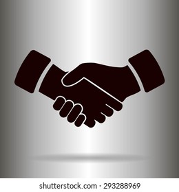 handshake vector icon
