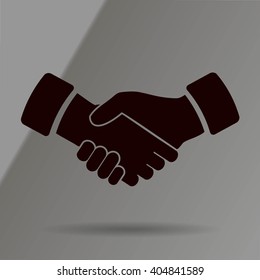 handshake vector icon