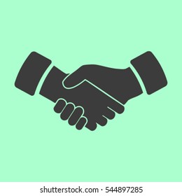 handshake vector icon