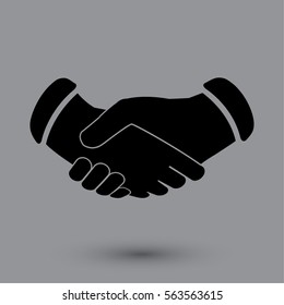 handshake vector icon