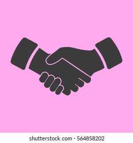 handshake vector icon