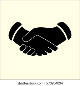 handshake vector icon