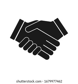Handshake vector icon ,business concept