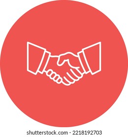 Handshake vector icon. Can be used for printing, mobile and web applications.