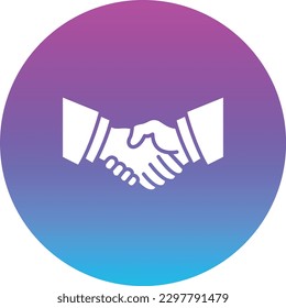 Handshake vector icon. Can be used for printing, mobile and web applications.