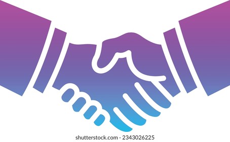 Handshake vector icon. Can be used for printing, mobile and web applications.