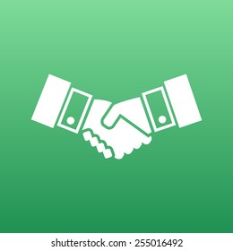 Handshake vector icon hake vector meeting  business concept