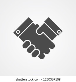 Handshake vector icon sign symbol