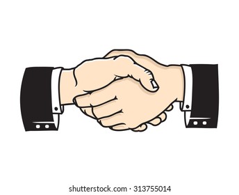 Handshake  vector illustration