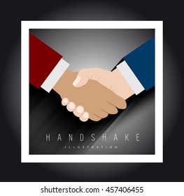Handshake vector illustration