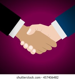 Handshake vector illustration