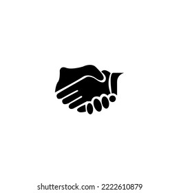 Handshake vector illustration design. EPS 10
