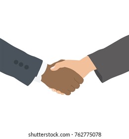 Handshake, vector illustration design. Hands collection.