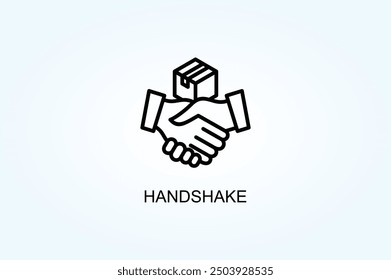 Handshake Vector Or Logo Sign Symbol Illustration