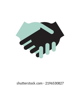 Handshaking Icon Greeting Symbol Vector Illustration Stock Vector ...