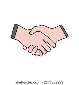 handskae icon flat style vector