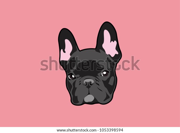 Handsome Black French Bulldog Logo. This is\
Frenchie Series in portrait photo style. You can bring him and\
create him on your product or any you want. It\'s suitable for use\
as a logo, symbol,\
signage.
