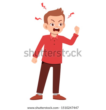 handsome good looking man express his emotion
