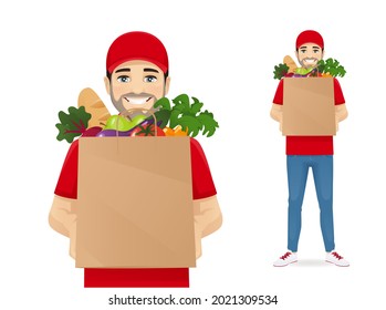 267 Vegetable delivery guy Stock Vectors, Images & Vector Art ...