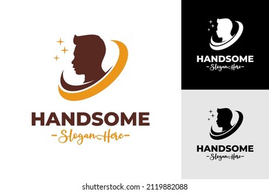 Handsome logo vector, Handsome creative logo template