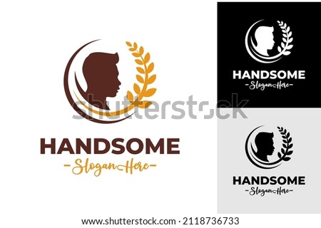 Handsome logo vector, Handsome creative logo template