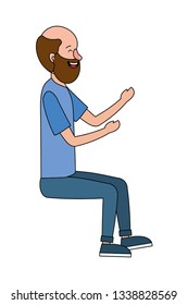 handsome man cartoon