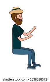 handsome man cartoon