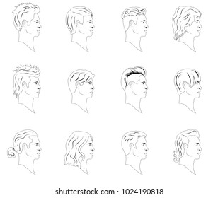 Side Profile Silhouette Man Stock Vectors, Images & Vector Art ...