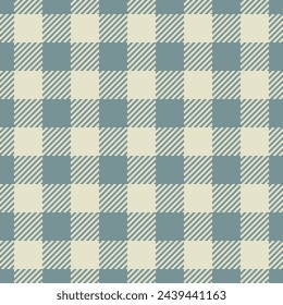 Handsome tartan seamless textile, horizon fabric check background. Apparel plaid pattern texture vector in pastel and light color.