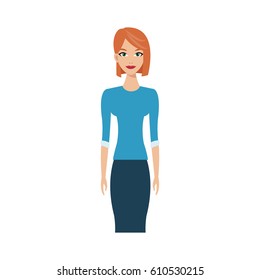 handsome woman icon