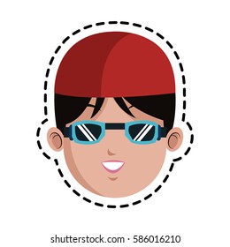 handsome young man icon image 