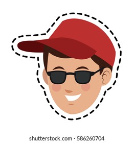 handsome young man icon image 