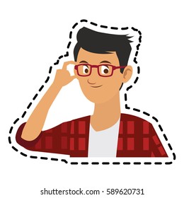handsome young man icon image 