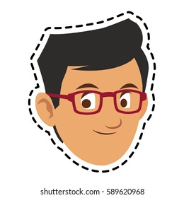 handsome young man icon image 