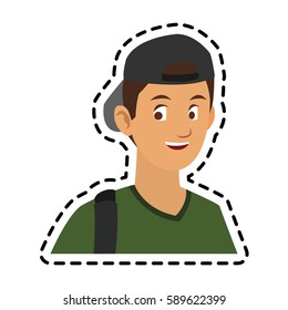 handsome young man icon image 