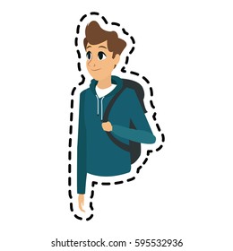 handsome young man icon image 