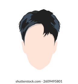 handsome young man's face without background