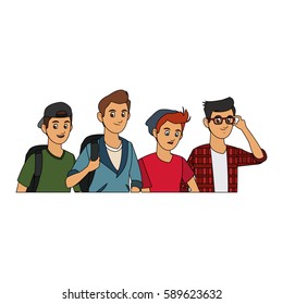handsome young men icon image 