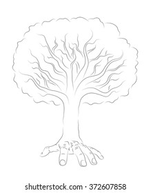 Hand-tree